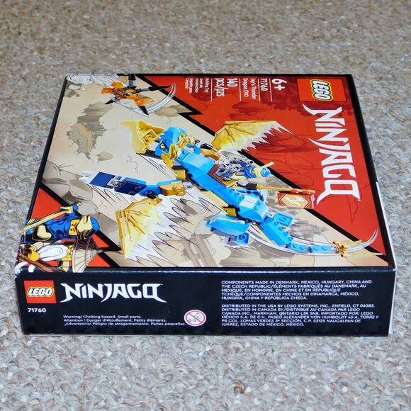 2022 LEGO Ninjago Jay's Thunder Dragon EVO MIB Brand New # 71760 - Picture 4 of 7